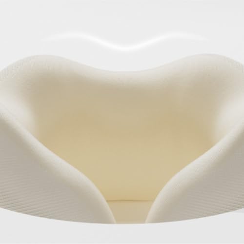 QUQUQ Travel Neck Pillow for Sleeping U-Shaped Pillow Can Be Stored As A Slow-Rebound Airplane Travel Comfortable(White) - Image 4