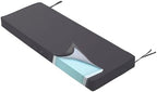 Outdoor Bench Cushion Waterproof with Memory Foam,Patio Bench Cushions for Outdoor/Indoor Furniture Porch Swing Cushion with Handle and Adjustable Strap,Dark Gray Grey,36x18 Inch by YIJIAN+HOME