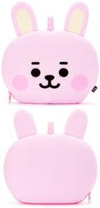 LINE FRIENDS Official BT21 Baby Tatton Reversible Neck Pillow - Cooky, 2-Side Travel Neck Pillow Cushion for Airplane, Road Trip Essentials, Kpop Merch, Gift for Girls and Kpop Fans, 1 Count - Image 5