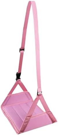 Foot Hammock for Plane Travel 2Pcs Aircraft Hammock Support Plate Lightweight Leg Pillows Foot Pad for Long Travel Rest(Pink) by Unknown