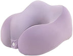 QUQUQ Travel Neck Pillow for Sleeping Portable Detachable Nap Neck Pillow Travel U-Shaped Comfortable(Purple) by Unknown