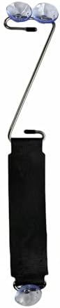 Guitar Rest with Leather Strap & Suction Cups, Adjustable Foldable Guitar Footstool for Classical & Acoustic Guitars by Unknown