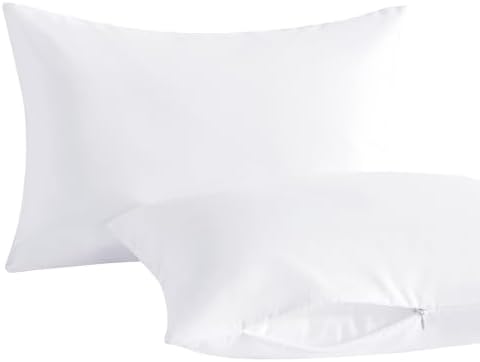 NTBAY Toddler Pillows with Pillowcases Set, 4 Piece 13 x 18, White by NTBAY
