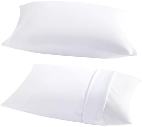 NTBAY Toddler Pillows with Pillowcases Set, 4 Piece 14 x 20, White by NTBAY