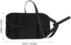 Portable Airplane Foot Rest Hammock with Adjustable Straps - Image 2