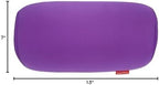 Bookishbunny 2pcs Micro Bead Microbead Roll Pillow Cushion for Bed Back Neck Head Body Support, 13" x 7", Various Designs (Purple+PurpleCircle) - Image 5
