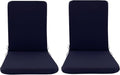 High Back Outdoor Chair Cushions 2 pcs, Water Proof Chaise Lounge Chair Cushions, Chairs Pads Stain Resistant for Camping Beach Picnic Travel Patio(B-Blue C,45 x107 x 3cm) by Unknown
