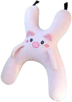 Fit for Car Neck Pillow - Sleep Aid for Travel - Cute Cartoon Design(Pink) by Unknown