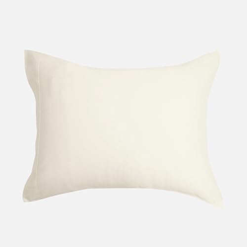 DOZ Pillowcase Set, 100% Viscose derived from Bamboo, Organically Grown, Buttery Soft, Silky, Breathable, Cooling, Oeko-TEX, High GSM, 2-Pack, Envelope Closure (King, Ivory) - Image 3