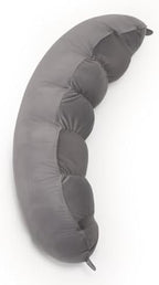 Peallow(Pat. Pend) – Long Round Body Pillow for Adults, Bolster Pillow for Sleeping, Soft and Supportive Pillow for Sleeping & Lumbar Support (Urban Grey, 29.5") by Ailuteie