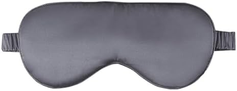 DISANGNI Silk Set: 22 Momme 100% Natural Mulberry Silk Pillow Case & Eye Mask Duo for Hair and Skin (1pc Standard Size 20" x26",Dark Gray Pillowcase Eye mask Set) - Image 3
