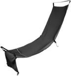 Plane Footrest Hammock Seat Cover Travel Bed Heavy Duty Foot Rest for Flying Trains Bus Flights for Airplane, Office, Under Desk, Car(Black) by Unknown
