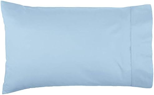 Trend Bedding Mart Oversize Pillow Case Extra Large Fits Even The Fluffiest Pillows The Pancake Pillow Extra Tall Pillowcase Luxury 100% Egyptian Cotton 600 Thread Count (Queen, Light Blue) - Image 2