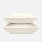 DOZ Pillowcase Set, 100% Viscose derived from Bamboo, Organically Grown, Buttery Soft, Silky, Breathable, Cooling, Oeko-TEX, High GSM, 2-Pack, Envelope Closure (King, Ivory) - Image 2