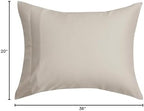 DOZ Pillowcase Set, 100% Viscose derived from Bamboo, Organically Grown, Buttery Soft, Silky, Breathable, Cooling, Oeko-TEX, High GSM, 2-Pack, Envelope Closure (King, Sand) - Image 4