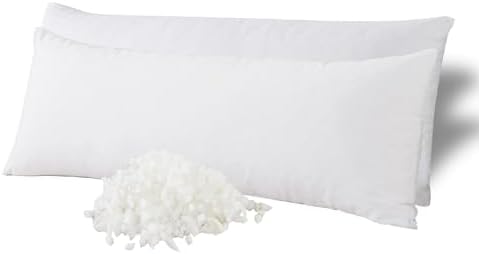 WhatsBedding Memory Foam Body Pillow with Cover, Long Bed Pillow for Adults by WhatsBedding