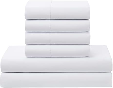 7 Piece Comforter Set Bag Solid Color All Season Soft Down Alternative Blanket & Luxurious Microfiber Bed Sheets, King, Buffalo Plaid Black/White - Image 5