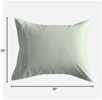 DOZ Pillowcase Set, 100% Viscose derived from Bamboo, Organically Grown, Buttery Soft, Silky, Breathable, Cooling, Oeko-TEX, High GSM, 2-Pack, Envelope Closure (King, Sage) - Image 4