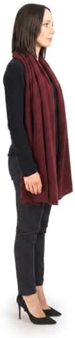 Dalle Piane Cashmere Women's 100% Cashmere Long Wrap Stole - Image 4