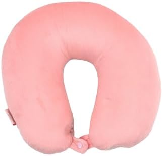 Bookishbunny 2pcs Micro Bead Set U Shaped Neck Travel Pillow 12" x 12" x 4" and Roll Back Pillow Cushion 13" x 7", Various Designs (Cat) - Image 6