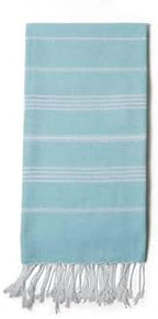 Turkish Beach Towel 100% Organic Cotton Extra Large Oversized (39 x 71 Inches) Quick Dry Sand Free Light Weight Prewashed for Bath Beach Gym Yoga Travel Towel Blanket (Mint Green) - Image 2