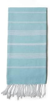 Turkish Beach Towel 100% Organic Cotton Extra Large Oversized (39 x 71 Inches) Quick Dry Sand Free Light Weight Prewashed for Bath Beach Gym Yoga Travel Towel Blanket (Mint Green) - Image 2
