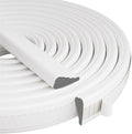 Kneelisa Wedge-Shape Window Weather Stripping Door Frame Seal 3Pcs×196” White by KNEELISA
