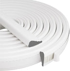 Kneelisa Wedge-Shape Window Weather Stripping Door Frame Seal 3Pcs×196” White by KNEELISA