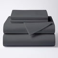 ARlinen 4 PC RV King Sheets 72 x 80, Egyptian Cotton, 10-Inch Deep, Dark Grey by ARlinen