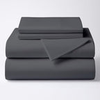 ARlinen 4 Piece RV Bunk Sheets 42 x 80, 10-Inch Deep Mattress, Dark Grey by ARlinen