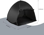 Blackout Bed Tent for Adults - Light-Blocking Privacy Shade for Sleep - Image 5
