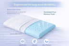 DLIGHT BD King Size Ultra Thin Pillow-2.7 Inch Low Profile Gel Memory Foam Pillow for Stomach and Back Sleepers - Image 4