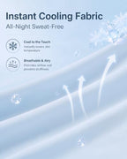 YZ HOME Cooling J Shaped Pregnancy Pillow, Removable Cover - Image 4