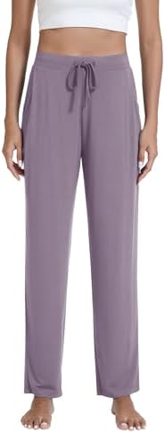 WiWi Pajama Pants for Women Viscose from Bamboo Super Soft Wide Leg Cooling Sweatpants Drawstring Bottoms Sleep Pj Pant S-XXL - Image 4