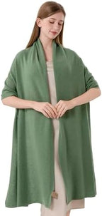 Cashmere Wrap Soft Knitted Scarf Stole for Women Airplane Travel Blanket Shawl 87x28 IN Extra Large Pashmina by Unknown