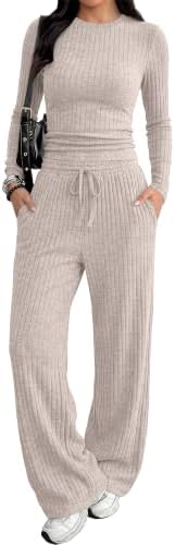 RUMIA Lounge Sets for Women Fall Outfits Sweater Cozy 2 Piece(S-2XL) - Image 3