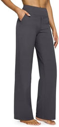G4Free Yoga Pants for Women Wide Leg Pants with Pockets High Waisted by G4Free