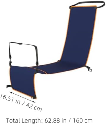 Airplane Foot Hammock for Plane Travel, Foldable Polyester Support - Image 2