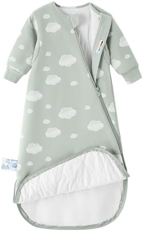 KaiyaBaby Organic Cotton Baby Sleep Sack, Long Sleeve 3.5 TOG, 6-18M by KaiyaBaby