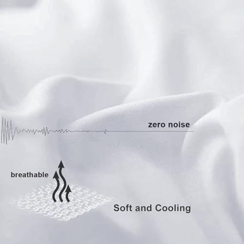 COHOME All-Season Queen Size Cooling Comforter Duvet Insert - White - Image 4