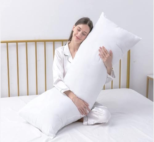 MoonRest® 20x60 Inch Synthetic Down Alternative Rectangle Pillow Insert Form Stuffer for Sofa Shams, Decorative Throw Pillow, Cushion and Bed Pillow Stuffing - Hypoallergenic 20“X 60” - Image 3