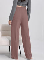 FEQO 3 Pack Women's Lounge Pants Wide Leg Yoga Pants Pajama Bottoms - Image 3