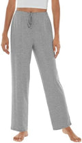 WiWi Pajama Pants for Women Viscose from Bamboo Super Soft Wide Leg Cooling Sweatpants Drawstring Bottoms Sleep Pj Pant S-XXL by WiWi
