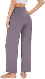 WiWi Pajama Pants for Women Viscose from Bamboo Super Soft Wide Leg Cooling Sweatpants Drawstring Bottoms Sleep Pj Pant S-XXL - Image 2