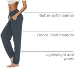 DIBAOLONG Womens Yoga Pants Wide Leg Comfy Drawstring Loose Straight Lounge Running Workout Legging - Image 4