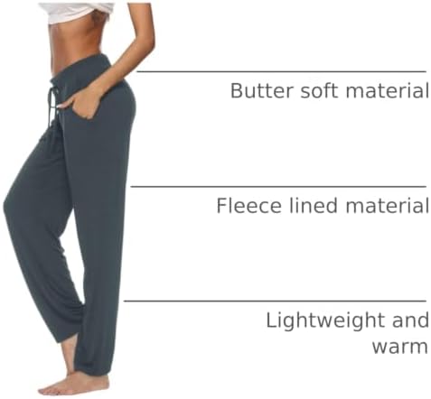 DIBAOLONG Womens Yoga Pants Wide Leg Comfy Drawstring Loose Straight Lounge Running Workout Legging - Image 4