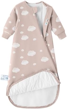 KaiyaBaby Organic Cotton Baby Sleep Sack, Long Sleeve 3.5 TOG, 0-6M by KaiyaBaby