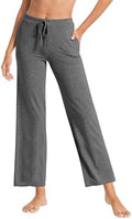WiWi Pajama Pants for Women Viscose from Bamboo Super Soft Wide Leg Cooling Sweatpants Drawstring Bottoms Sleep Pj Pant S-XXL by WiWi