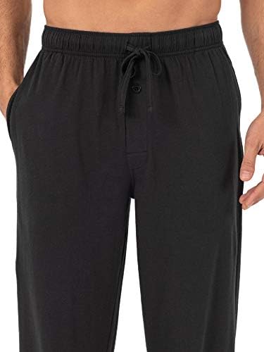 Fruit of the Loom Men's Extended Sizes Jersey Knit Sleep Pajama Lounge Pant (1 & 2 Packs) - Image 3