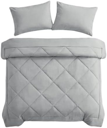 2 in 1 All Season Microfiber Duvet, Lightweight Breathable Bed Comforter, A - Image 6